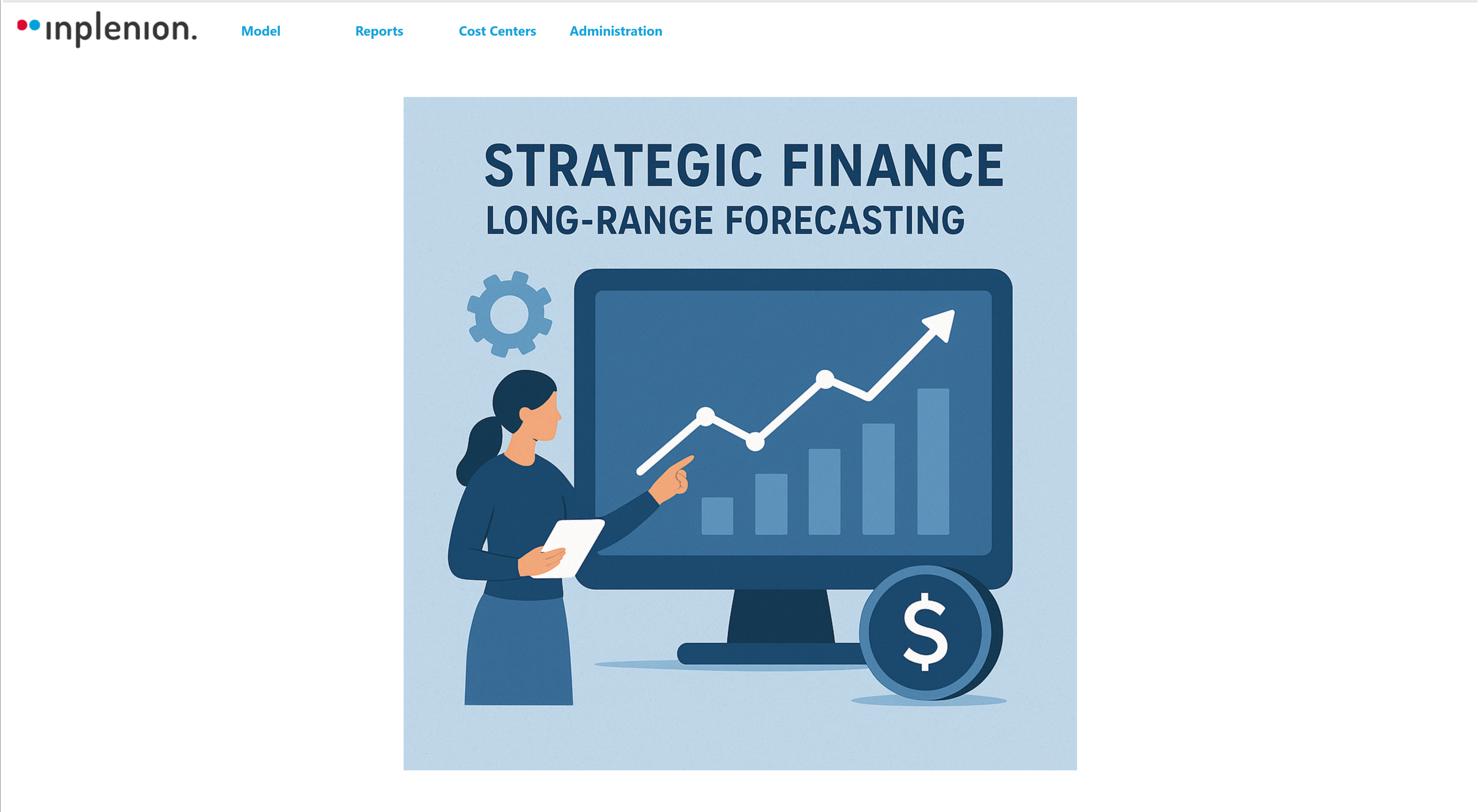Inplenion Strategic Finance – Long-Range Forecasting dashboard in OneStream